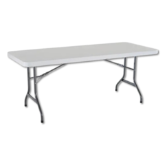6 foot rectangular folding table available for rental